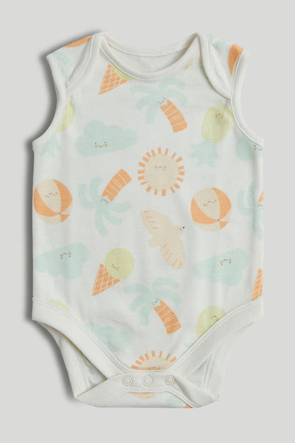 5 Pack Summer Sleeveless Bodysuits