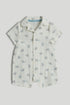 Elephant Cotton Romper - Cream / 12-18 Months