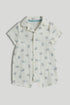Elephant Cotton Romper - Beige / 12-18 Months