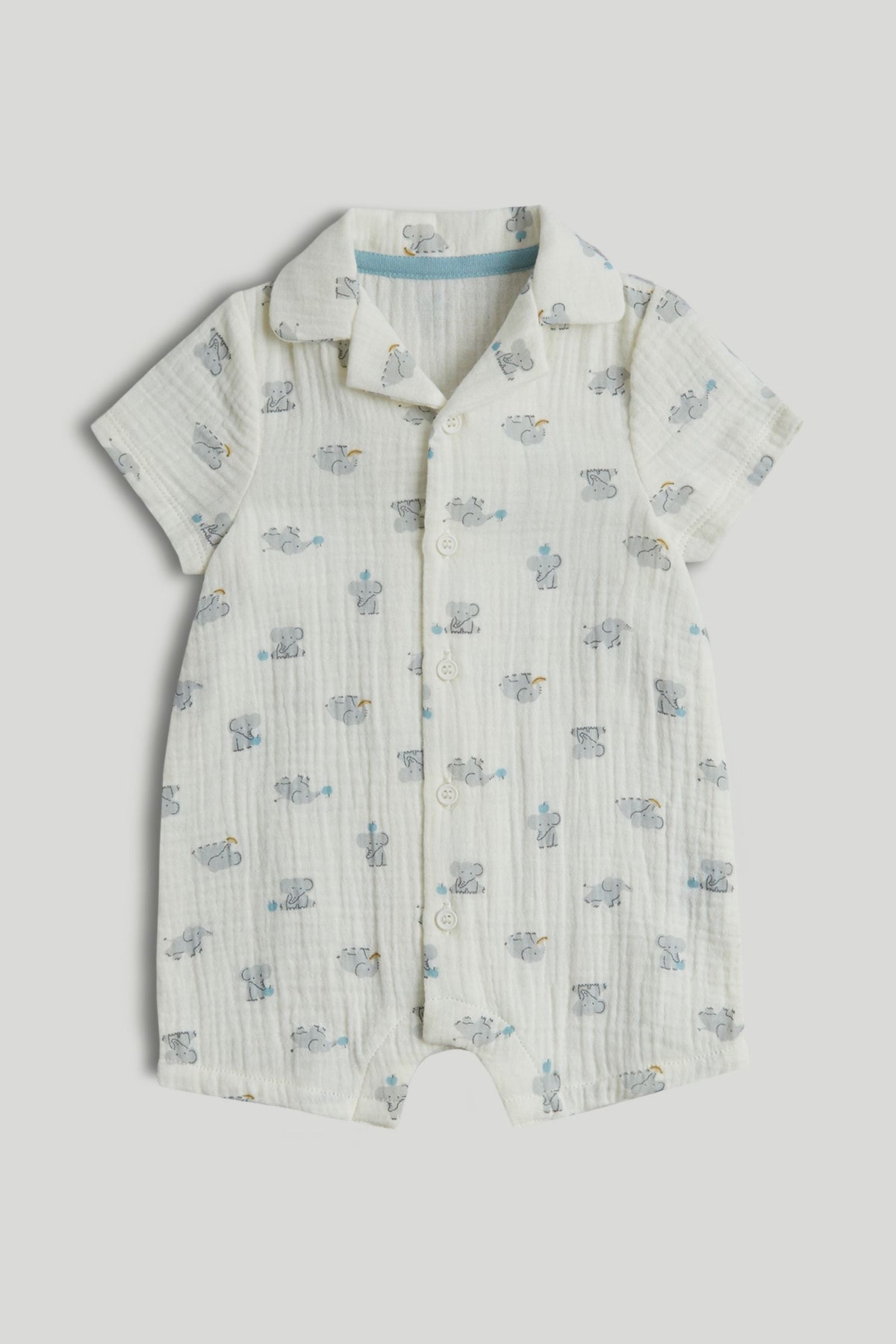 Elephant Cotton Romper