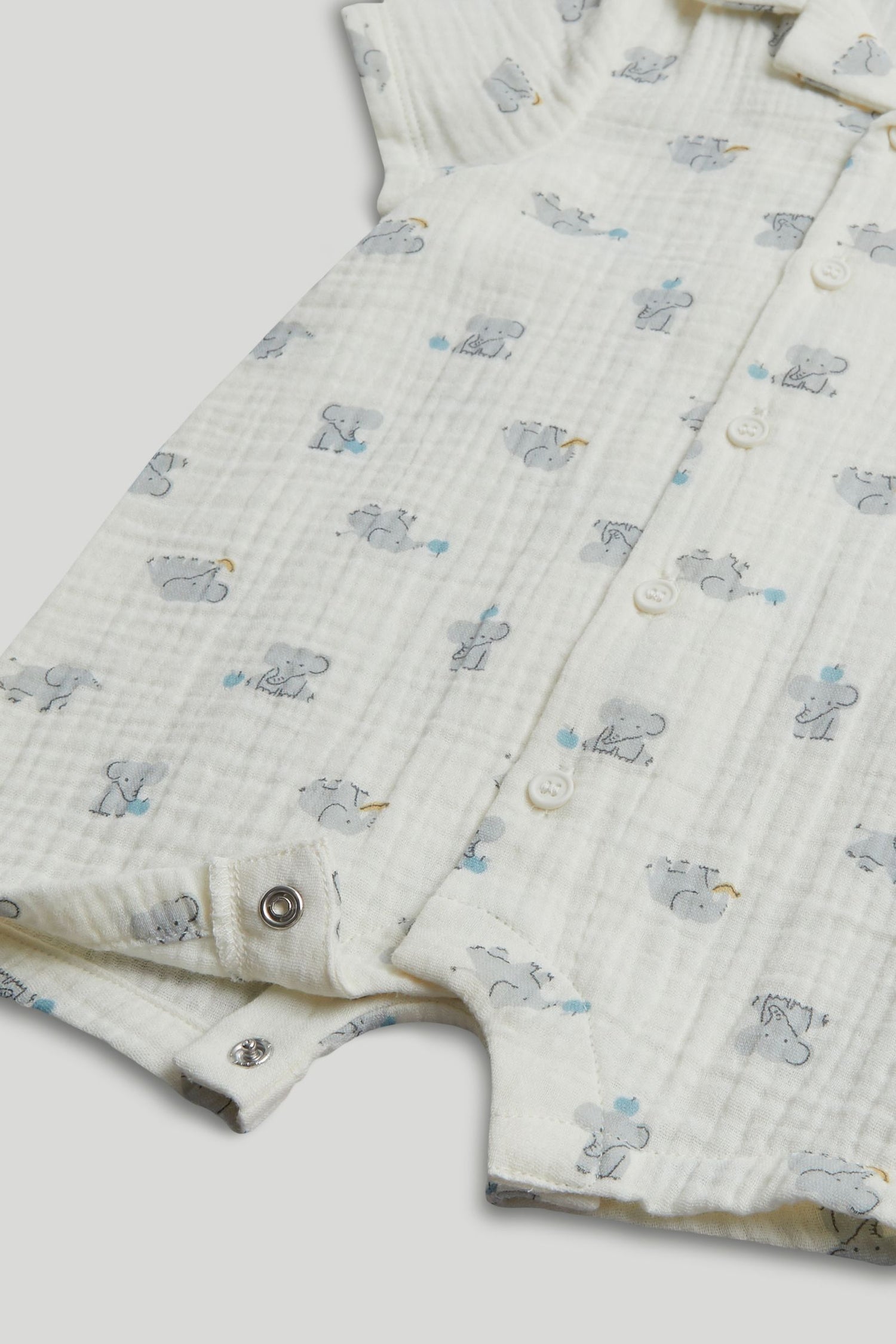 Elephant Cotton Romper