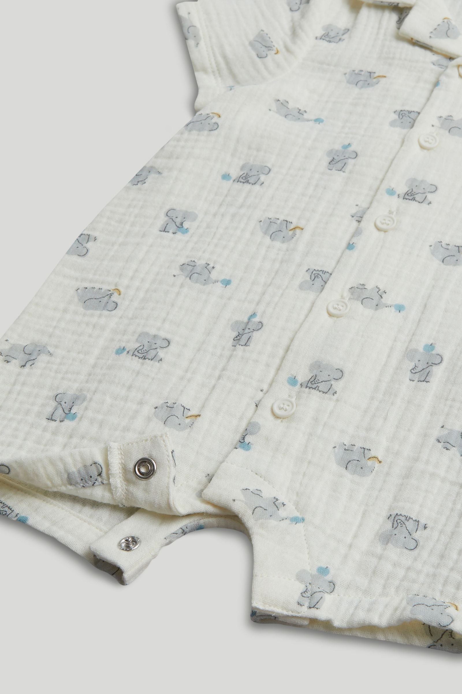 Elephant Cotton Romper
