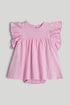 Pink Romper Dress - Purple / Up to 1 Month