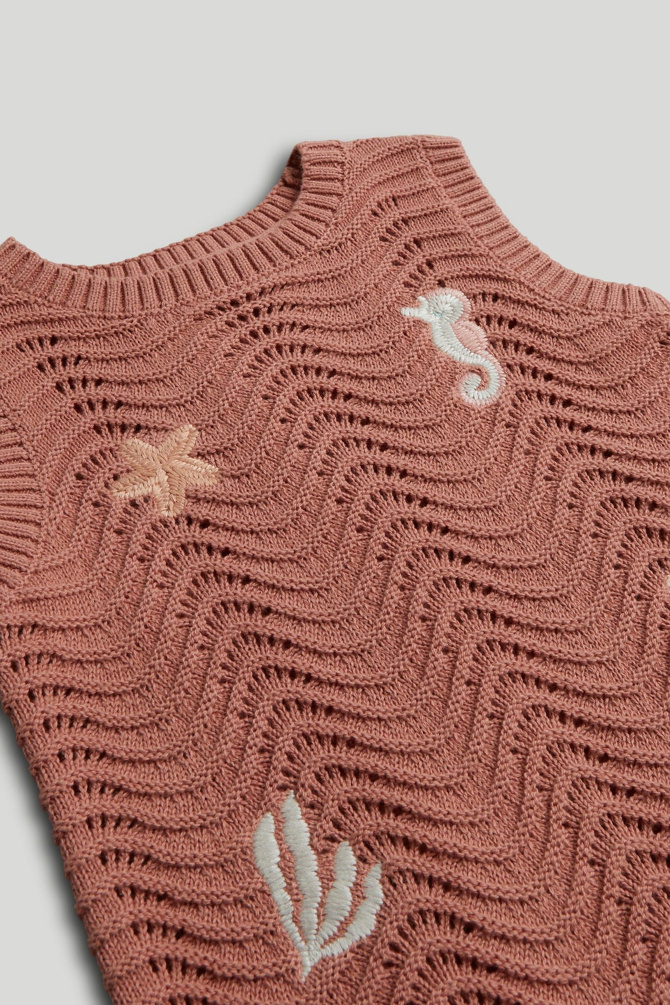 Pink Knitted Dress