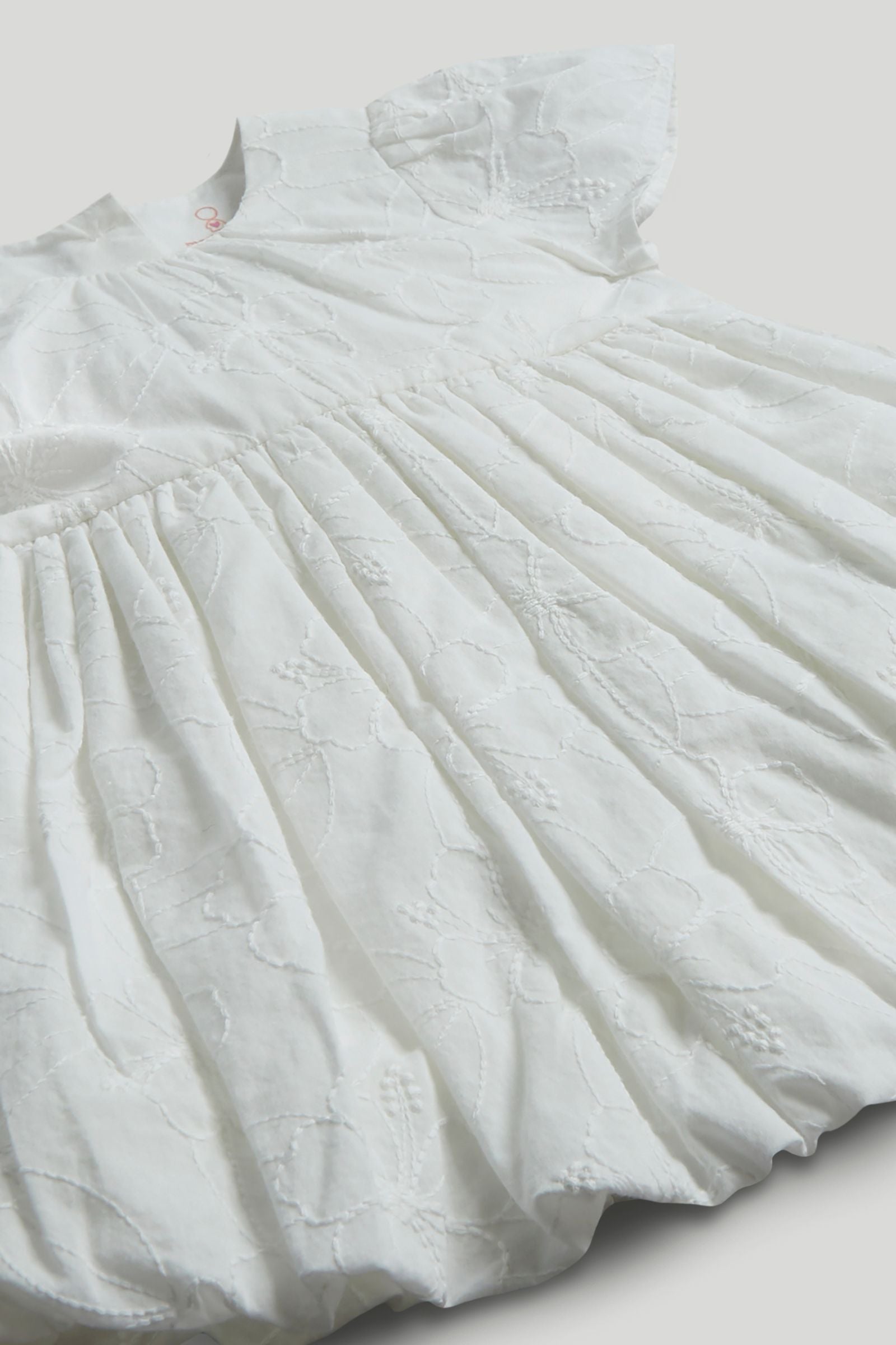 White Puffball Dress Outfit