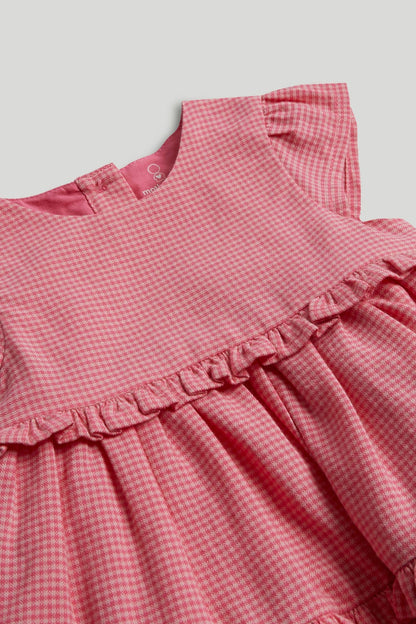 Pink Gingham Dress and Knickers Outfit