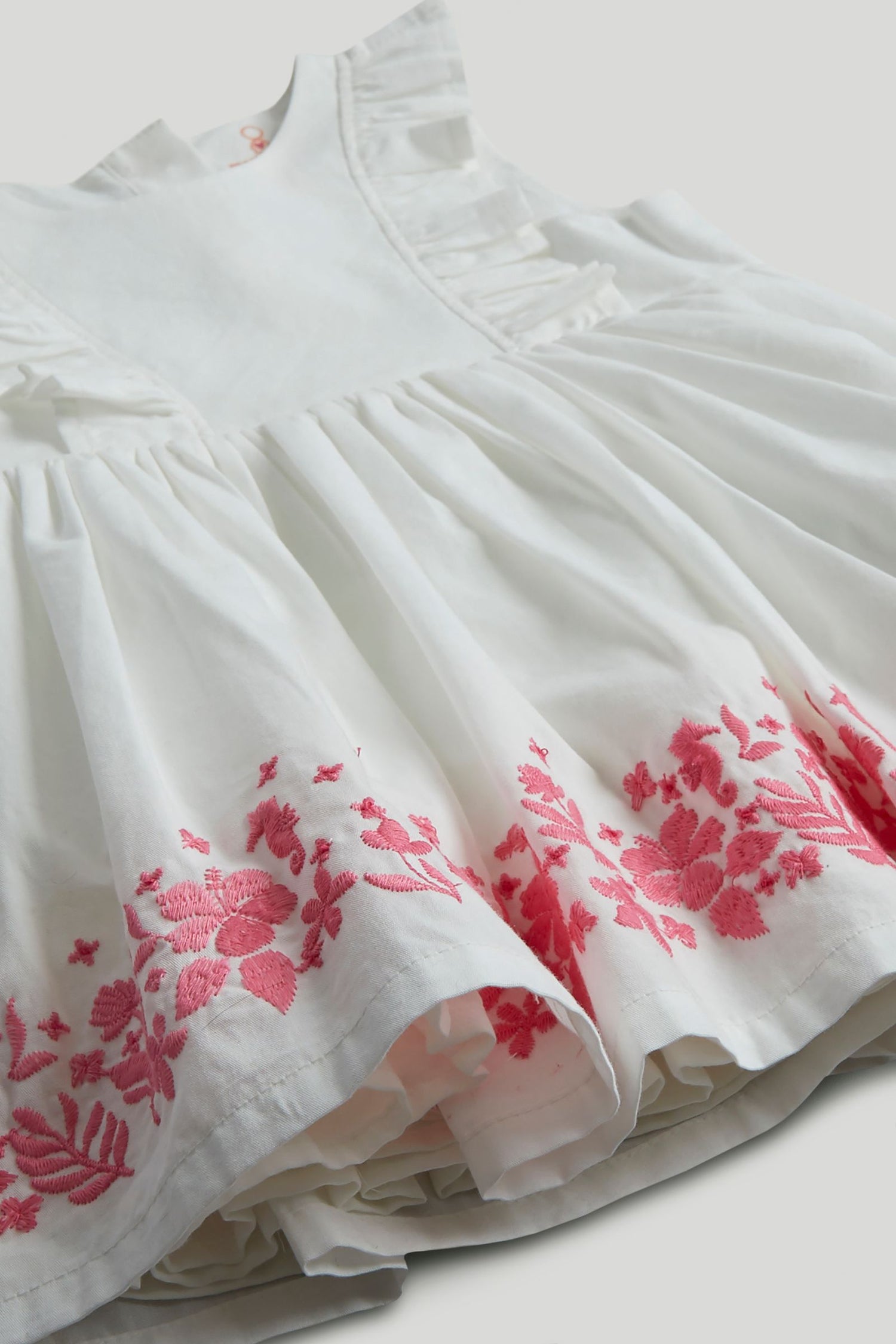 White Dress, Knickers and Hat Outfit