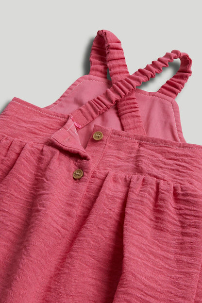 Pink Flower Romper