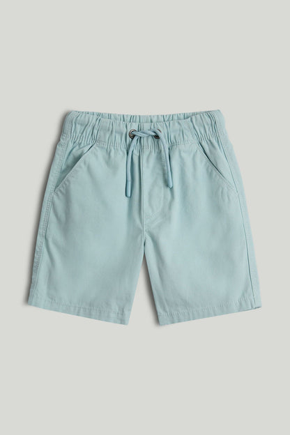 Blue Canvas Shorts - 9-10 Years