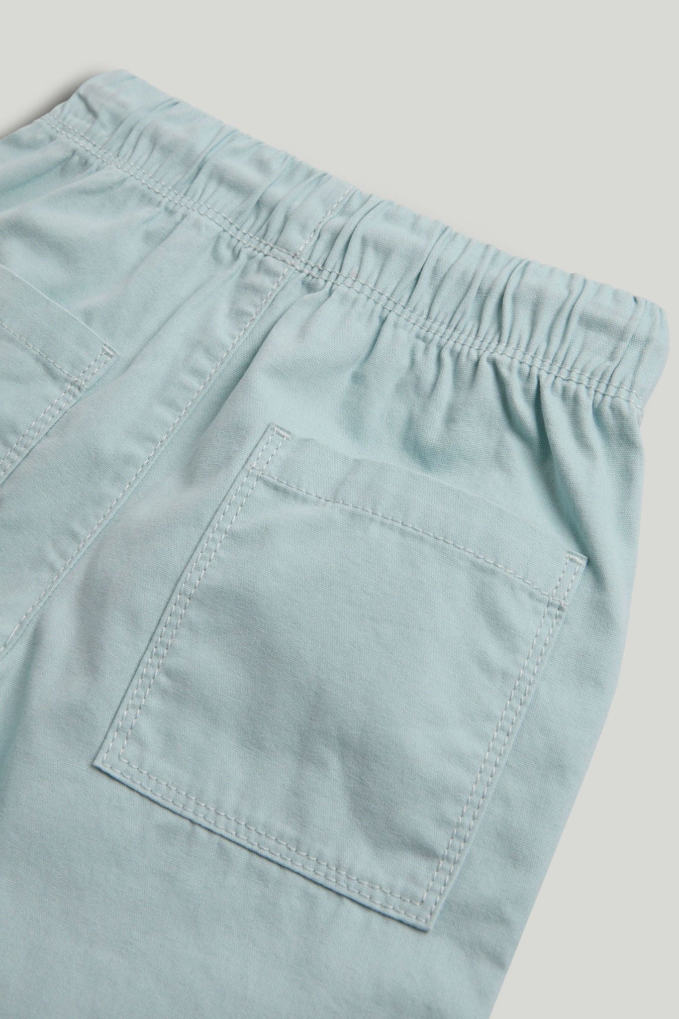 Blue Canvas Shorts