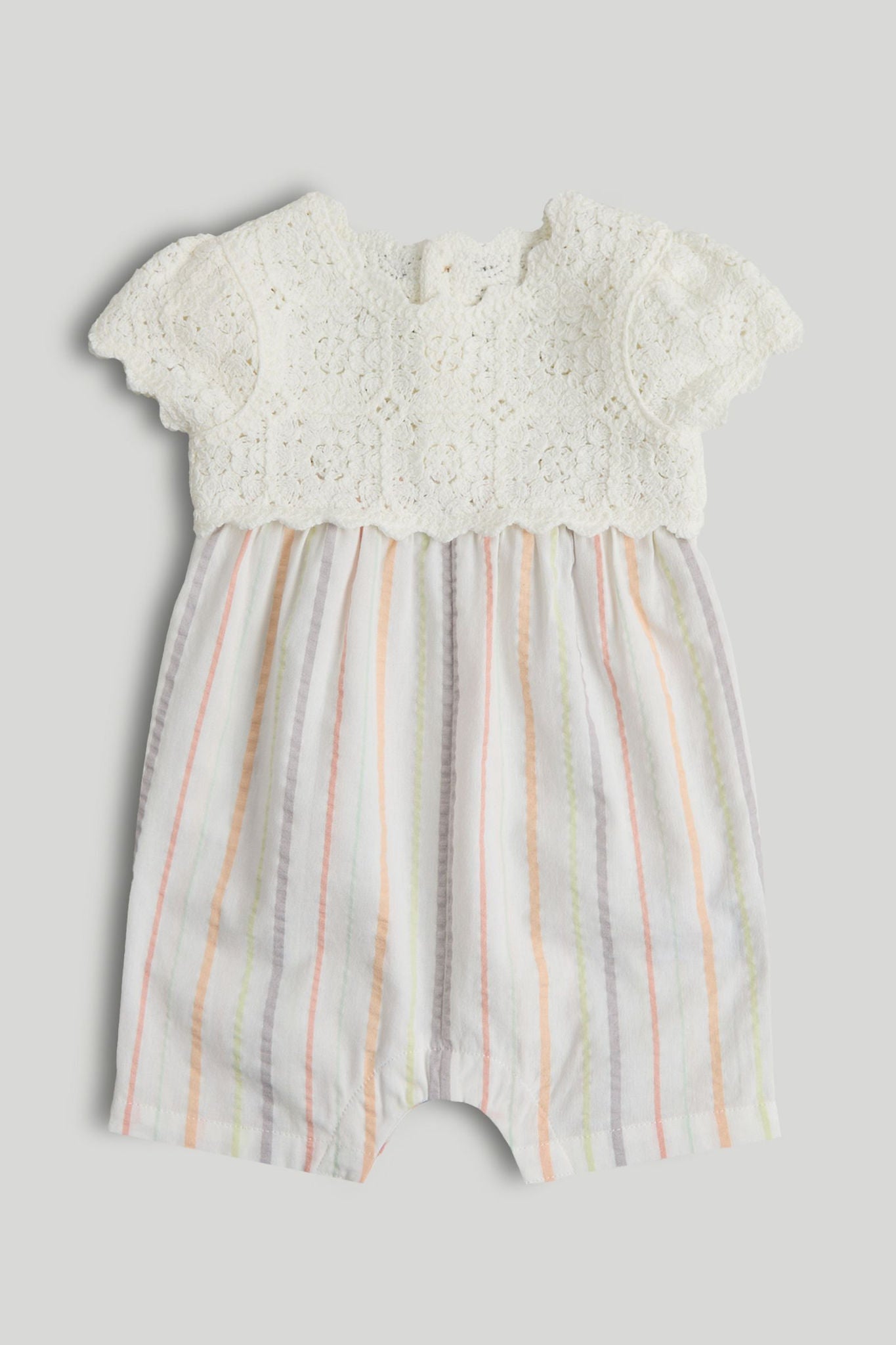 Striped Romper - Multi / 12-18 Months