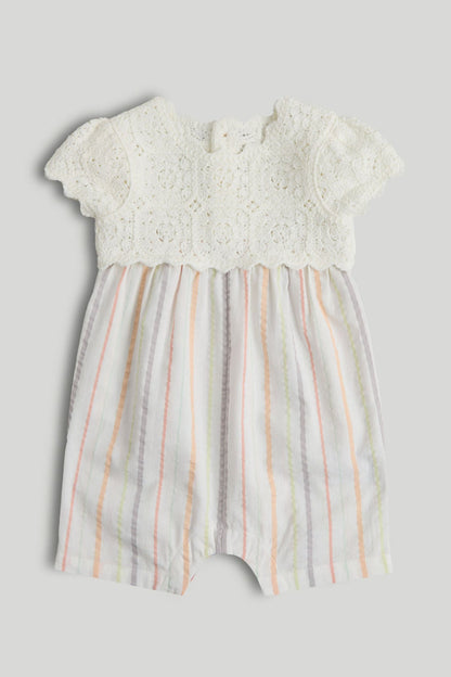 Striped Romper - Multi / 12-18 Months