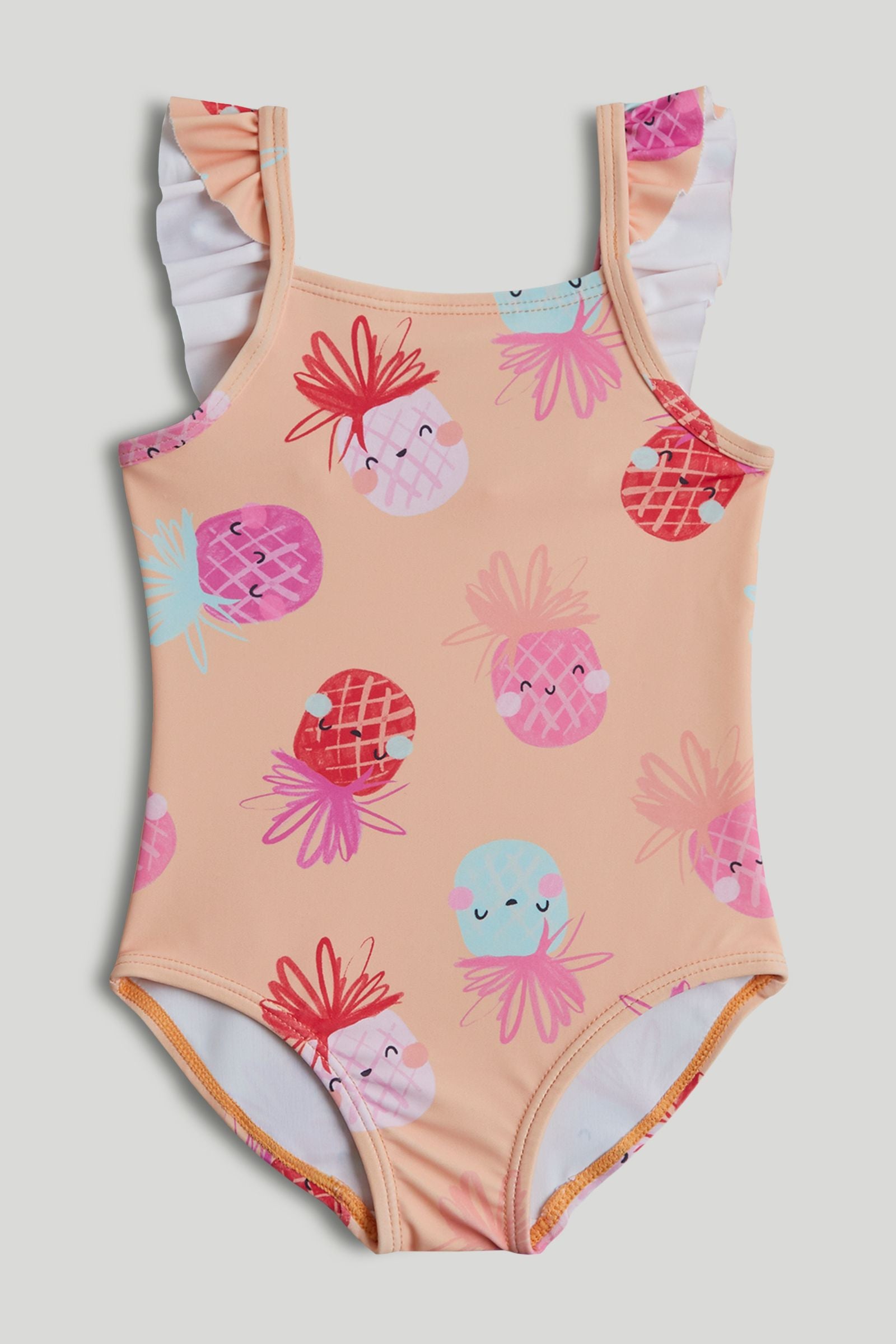 Peach Pineapple Swimsuit - Multi / 12-18 Months