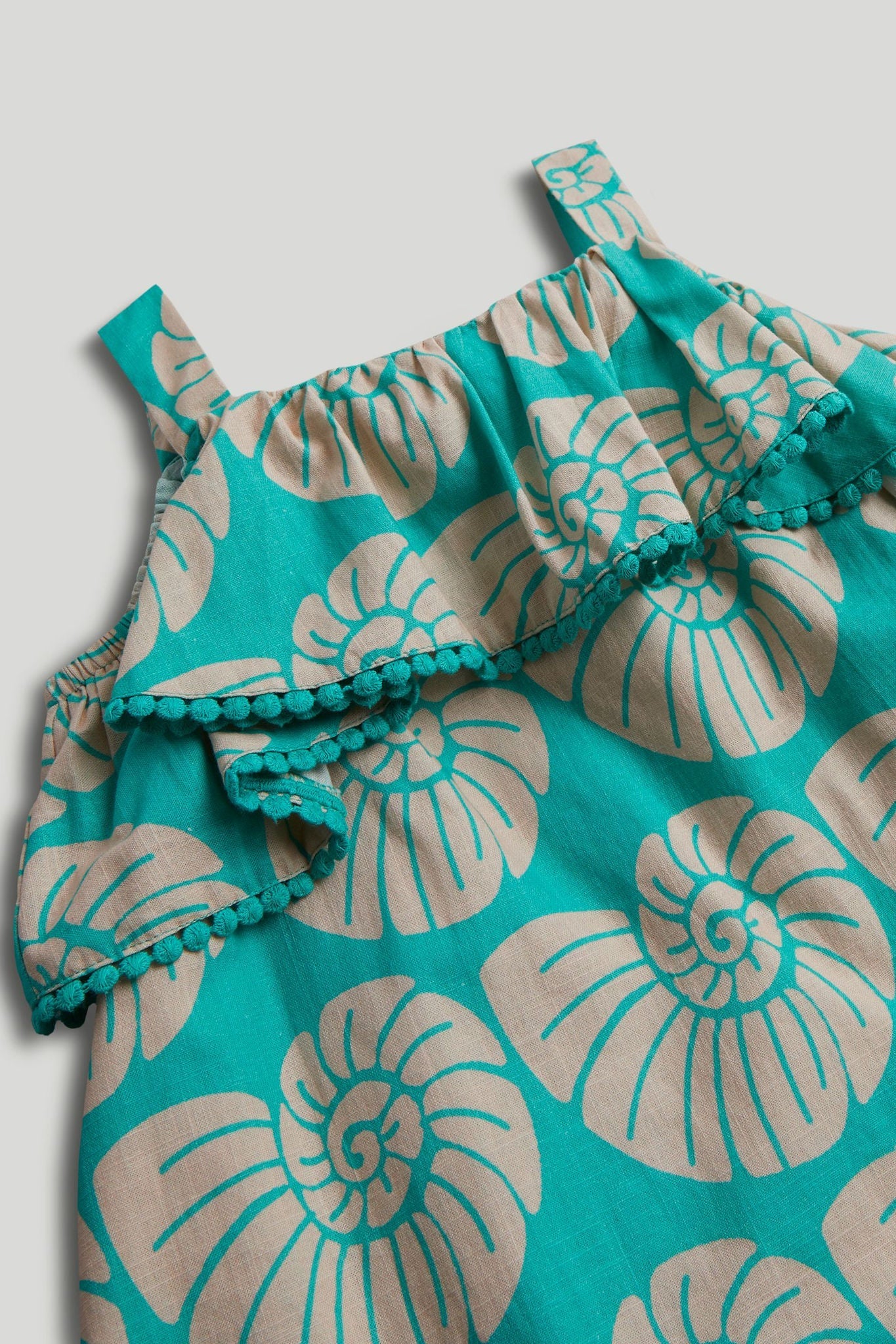 Green Shell Sun Dress