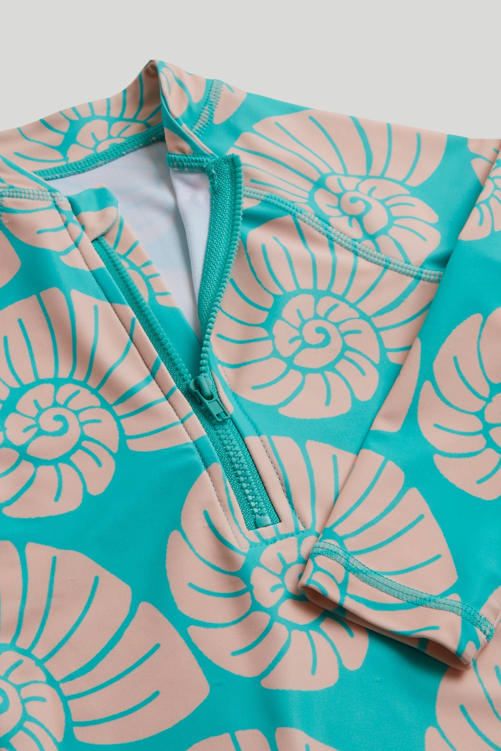 Green Sunsafe UPF50+ Rash Vest and Shorts Set