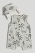 Safari Romper and Hat Outfit - Cream / 12-18 Months
