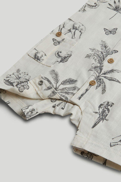 Safari Romper and Hat Outfit