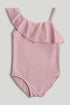 Pink Frill Swimsuit - Pink / 9-10 Years