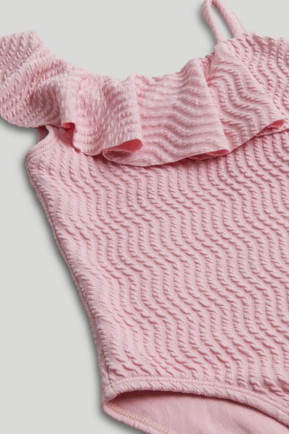 Pink Frill Swimsuit