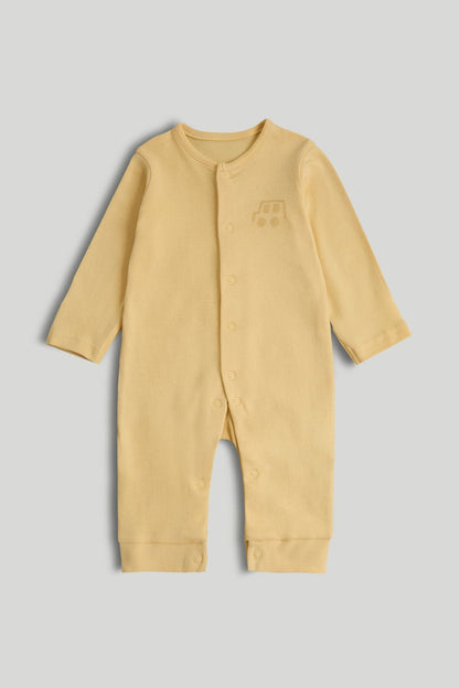 3 Pack Transport Footless Sleepsuits