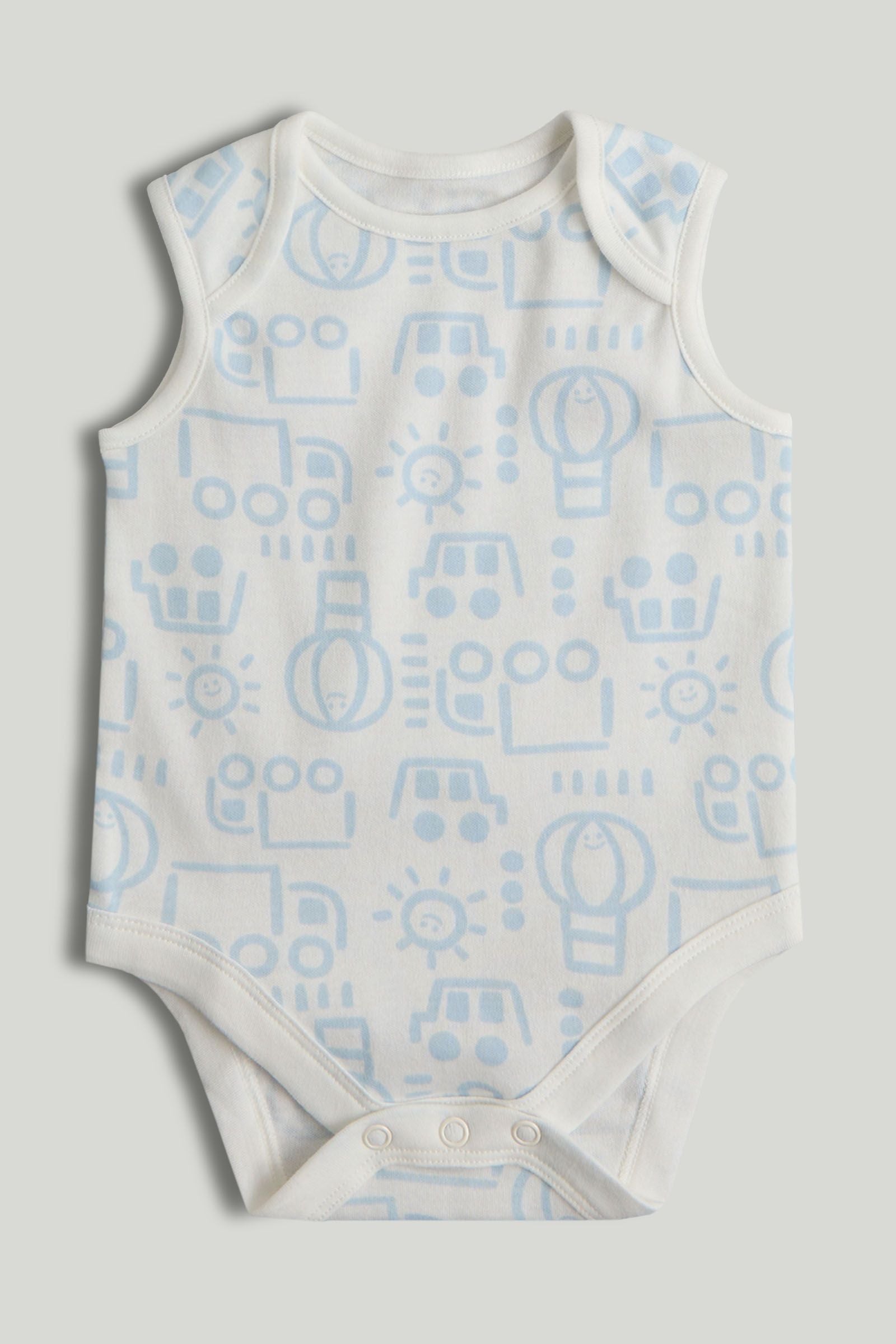 5 Pack Transport Sleeveless Bodysuits