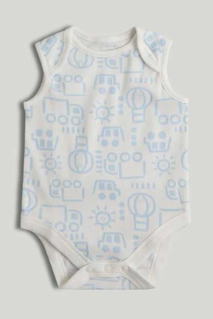 5 Pack Transport Sleeveless Bodysuits