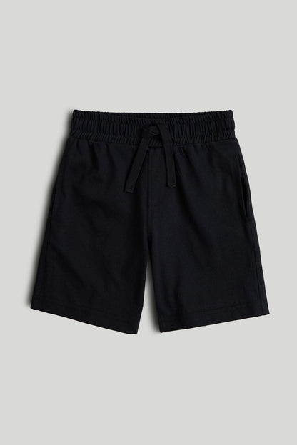 Black Jersey Shorts - 5-6 Years