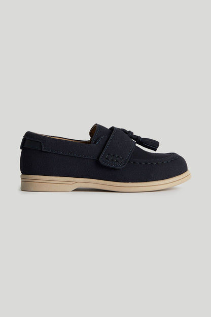 Navy Loafer Shoes - Blue / 6.5-7.5 Years