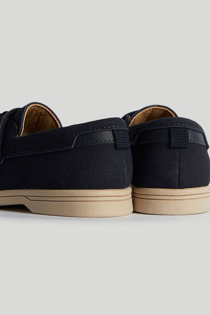 Navy Loafer Shoes