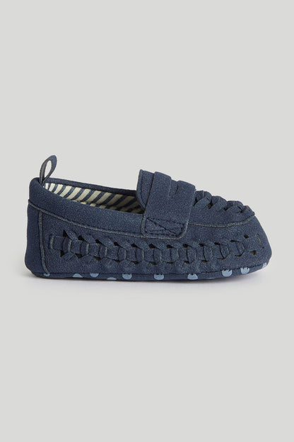 Blue Pram Shoes - Blue / 12-18 Months