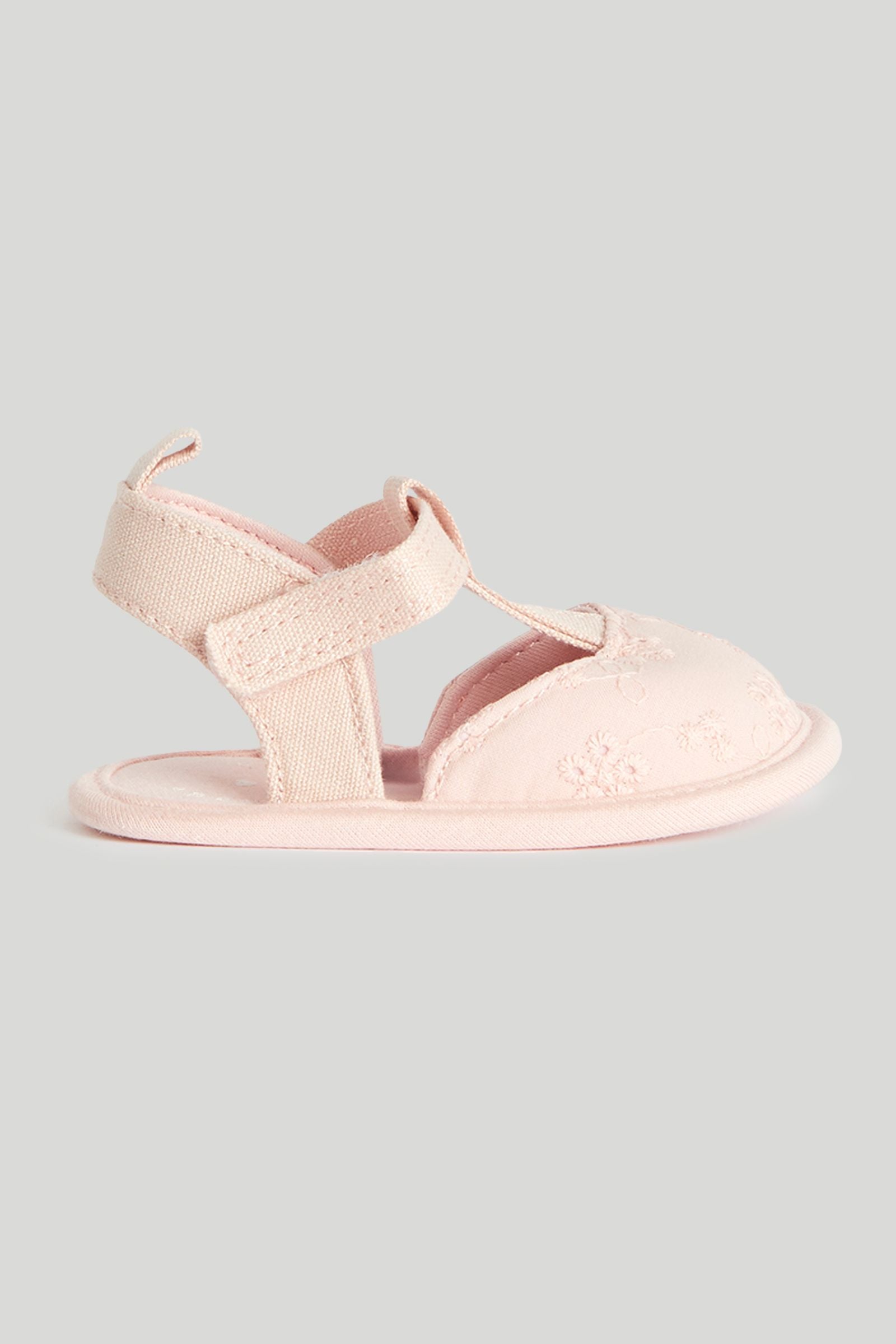 Apricot Pram Shoes and Headband Set