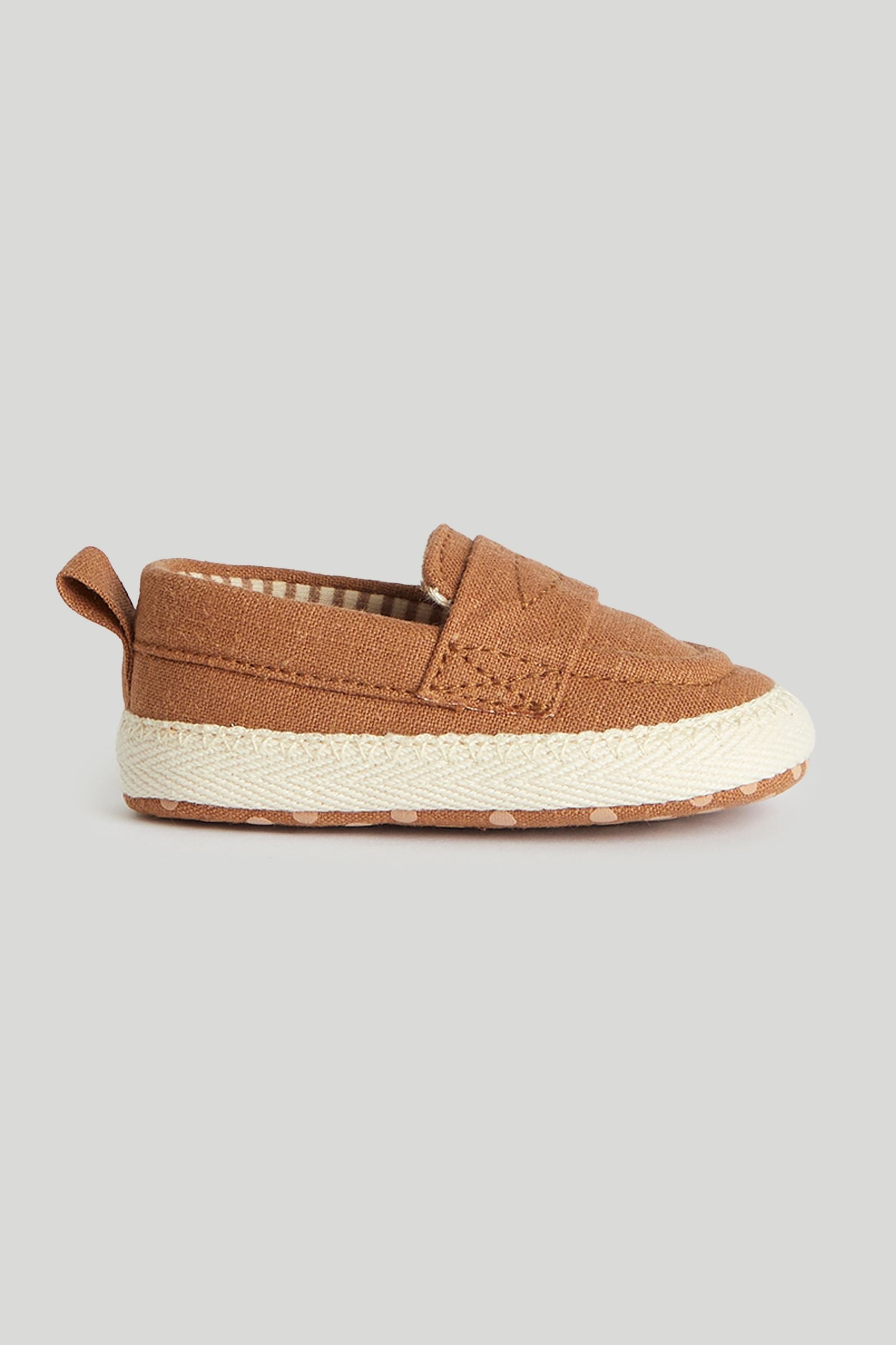 Brown Pram Shoes - Brown / 9-12 Months