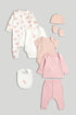 My First 8-Piece Outfit Gift Set - Multicolor / Up to 1 Month