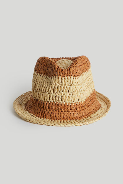 Striped Straw Hat - Multi / 1-3 Years