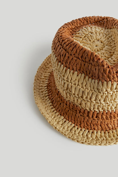 Striped Straw Hat