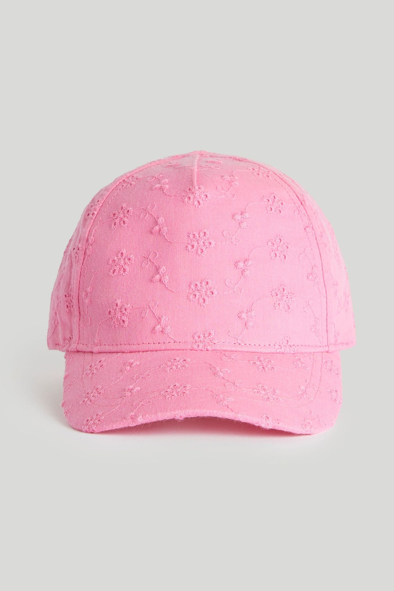 Pink Broderie UPF50+ Cap - Pink / 1-3 Years