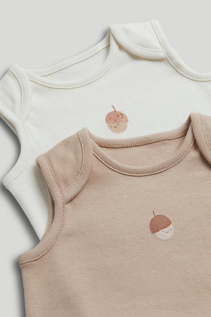 5 Pack Acorns Sleeveless Bodysuits