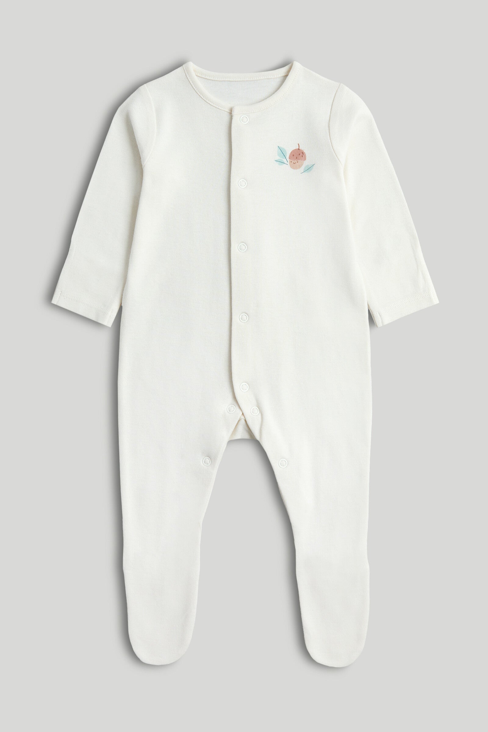 3 Pack Acorn Sleepsuits