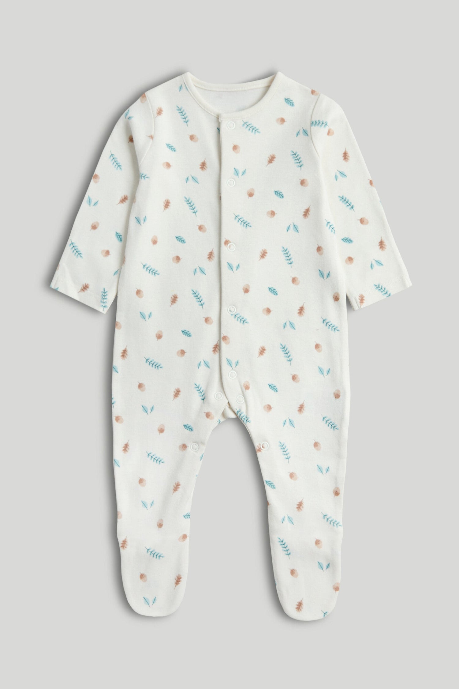 3 Pack Acorn Sleepsuits
