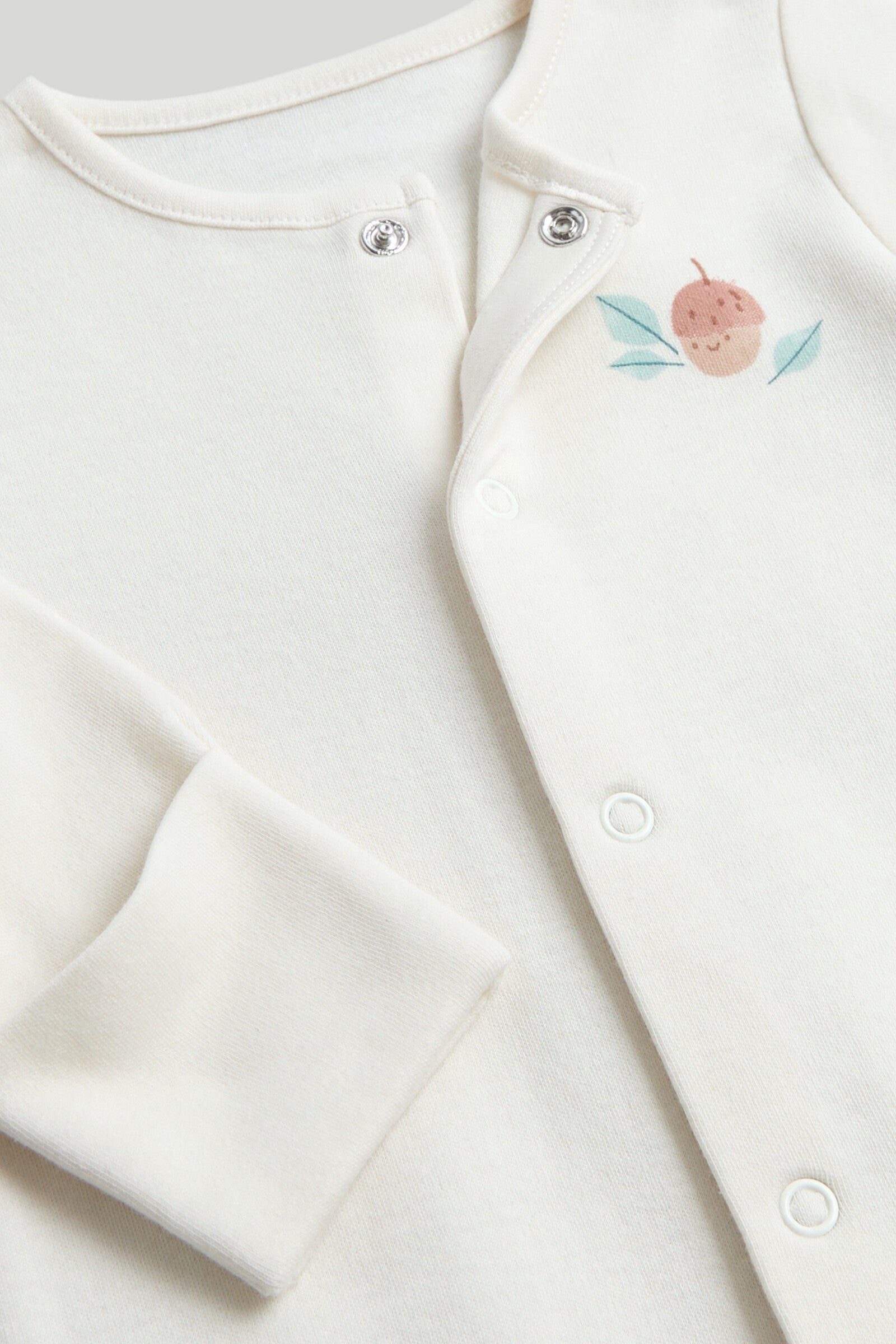 3 Pack Acorn Sleepsuits