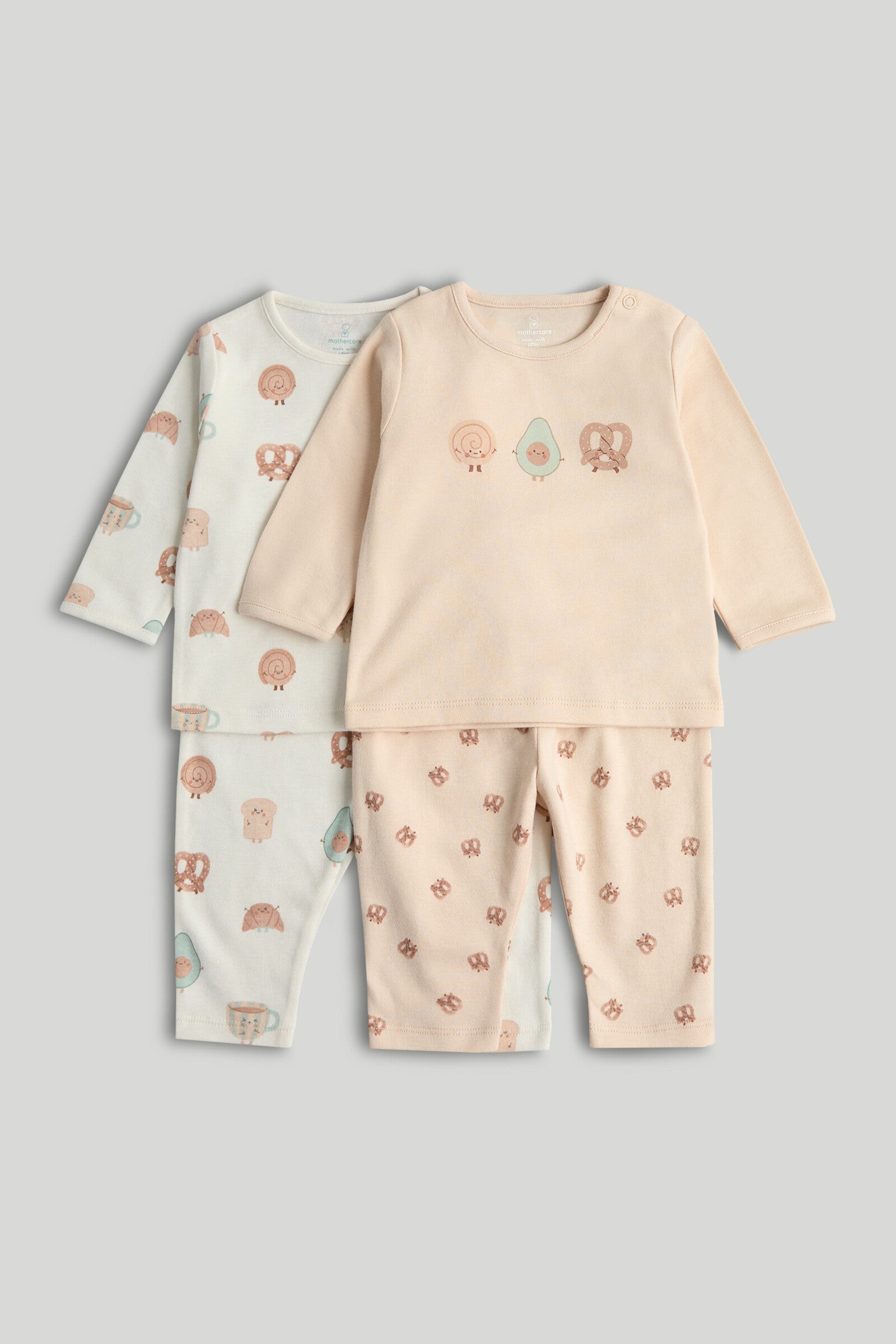 2 Pack My First Pyjamas - Multicolor / 12-18 Months