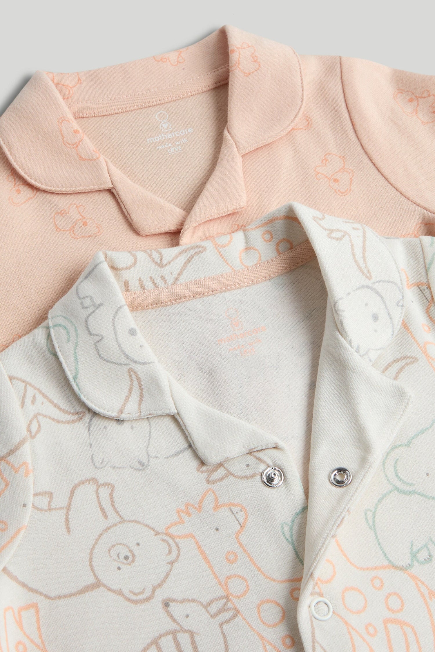 2 Pack All-in-One Pyjamas