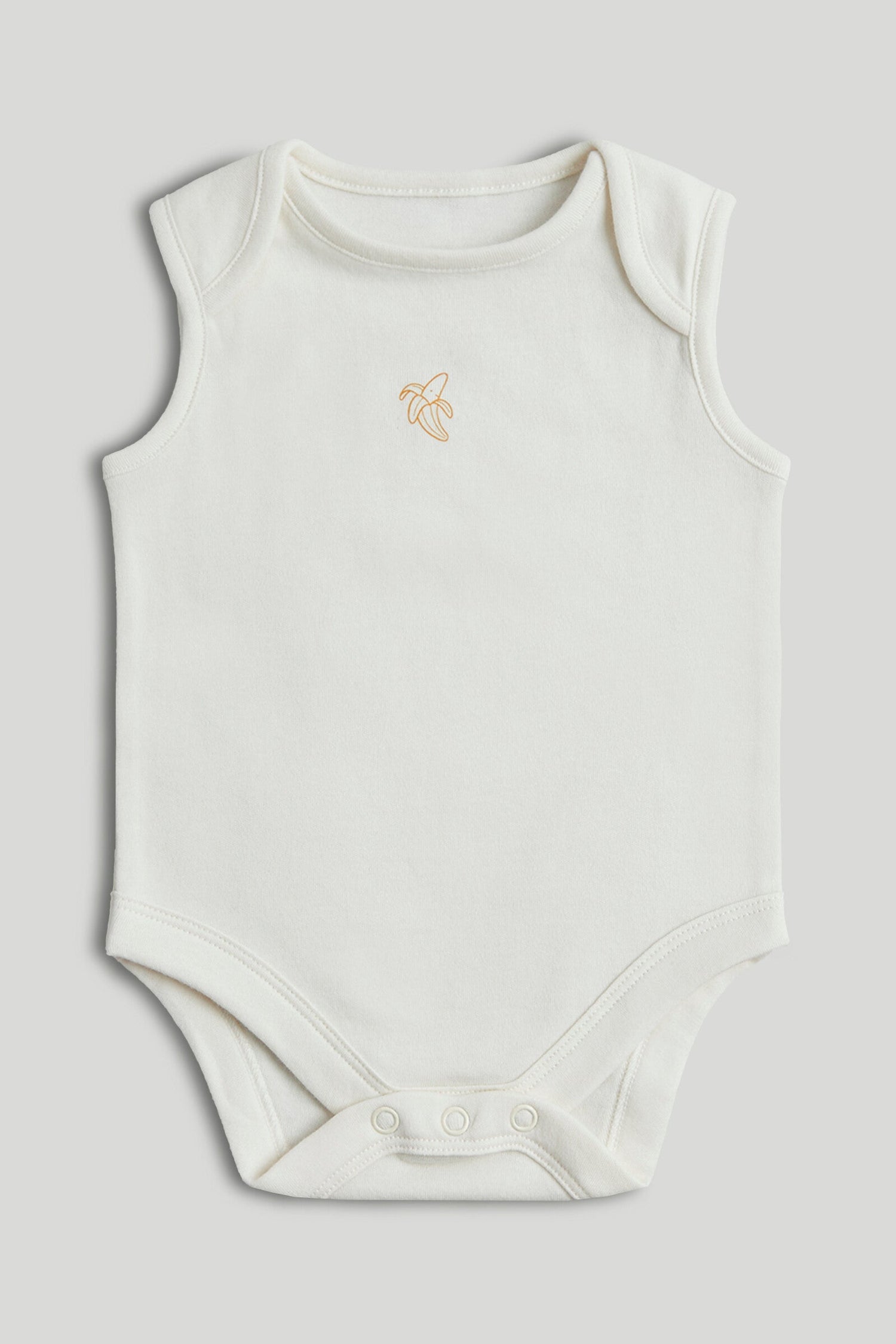 5 Pack Breakfast Sleeveless Bodysuits