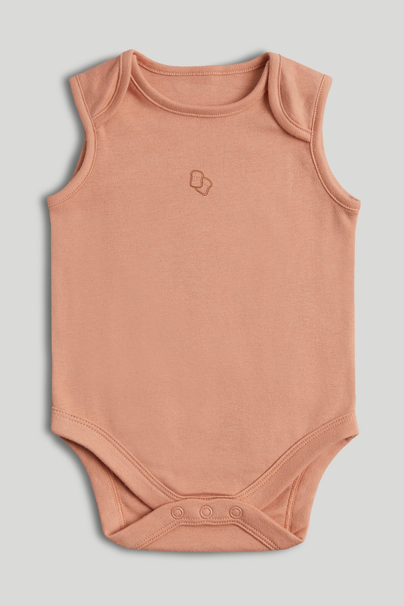 5 Pack Breakfast Sleeveless Bodysuits