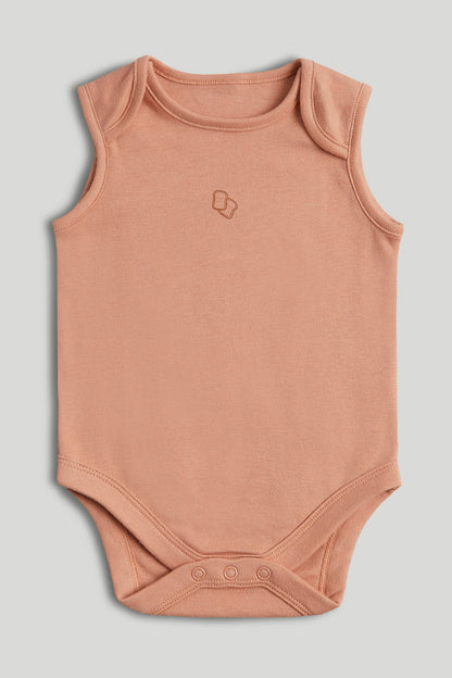 5 Pack Breakfast Sleeveless Bodysuits