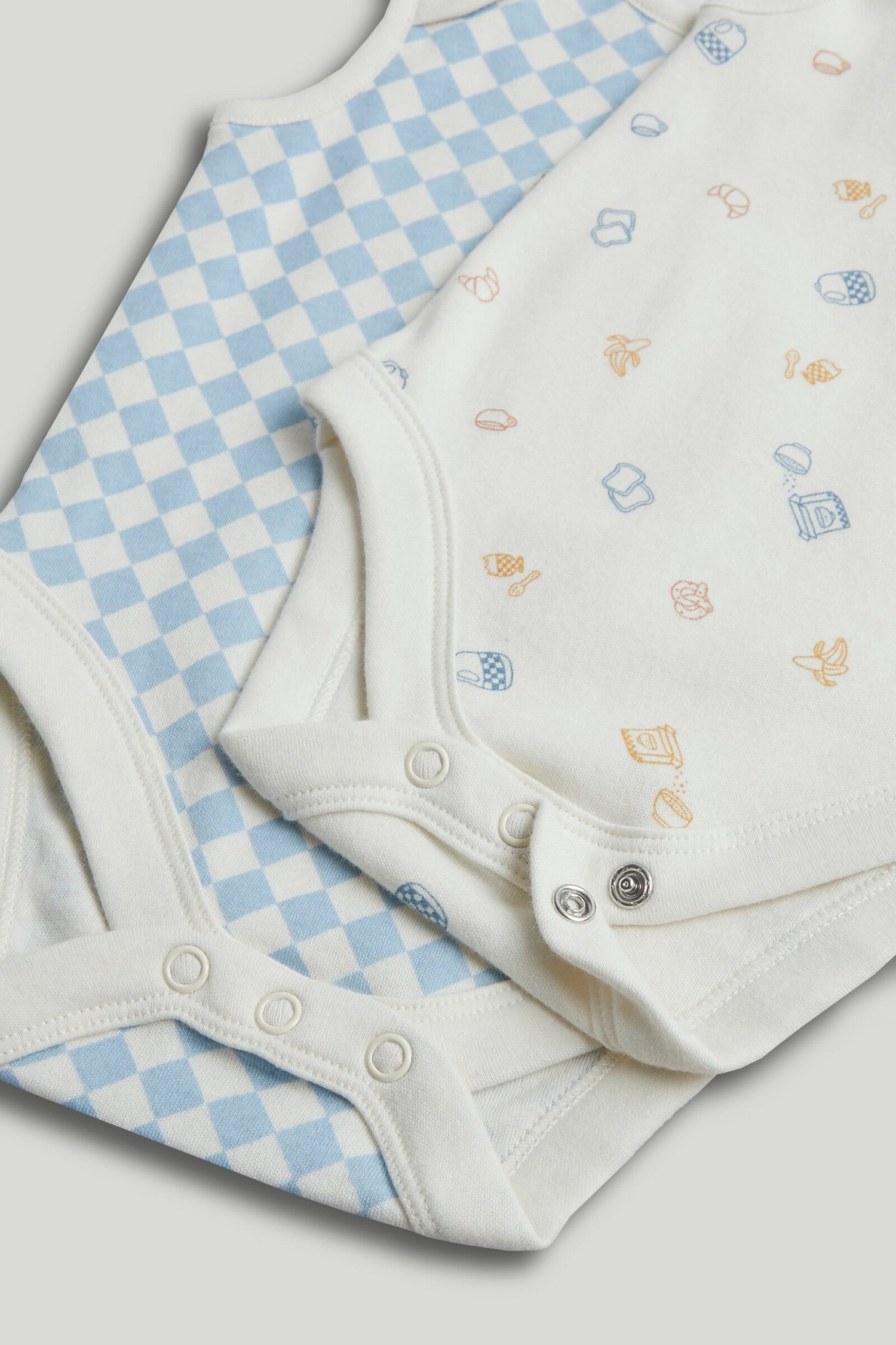 5 Pack Breakfast Sleeveless Bodysuits