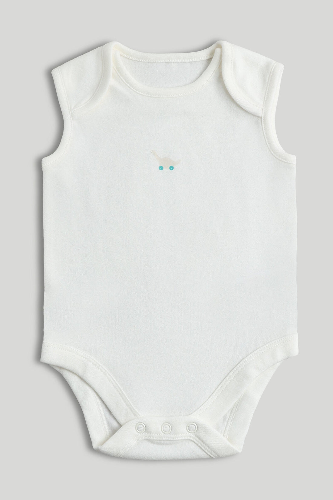 5 Pack Dinosaur Sleeveless Bodysuits