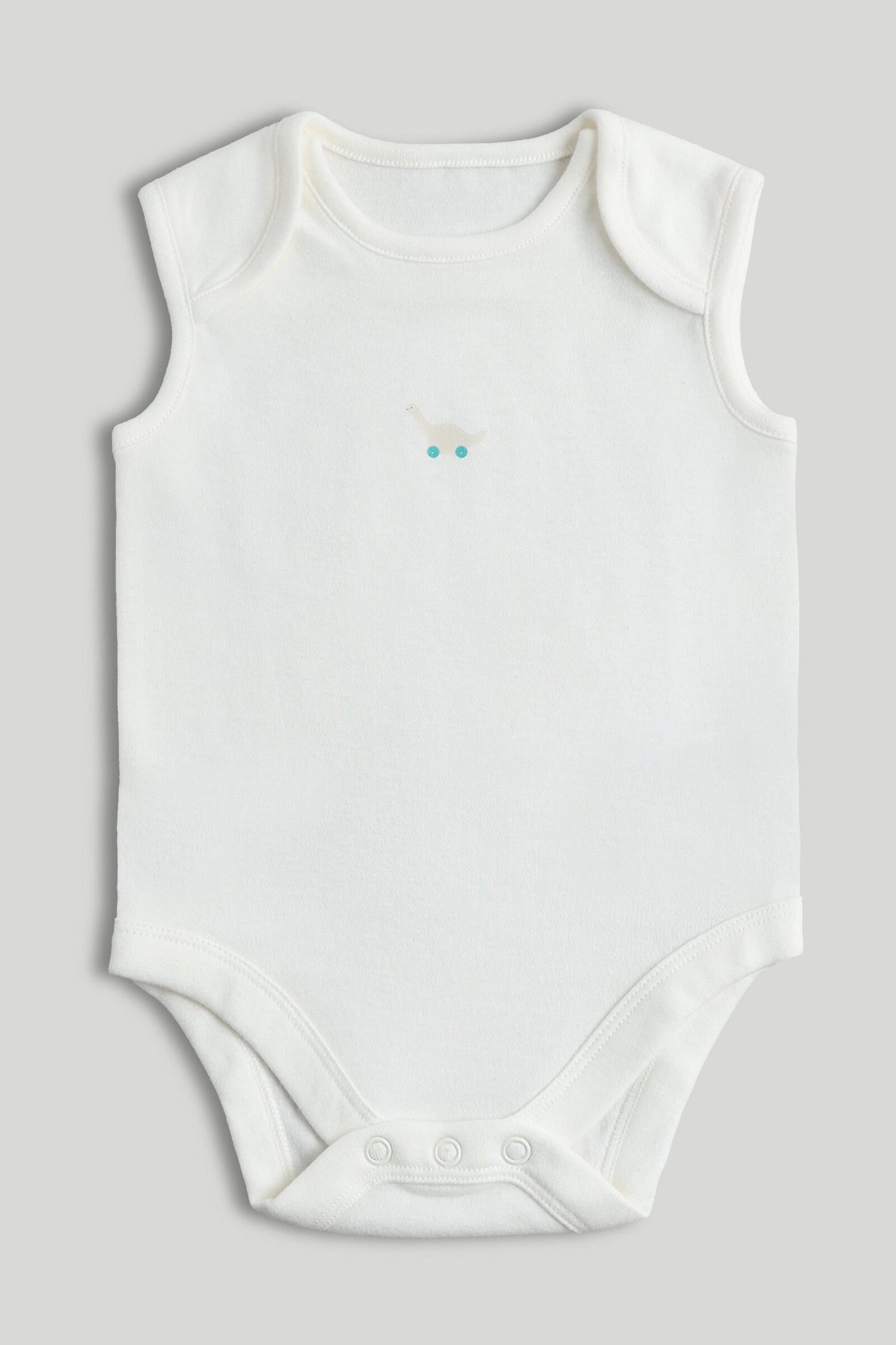 5 Pack Dinosaur Sleeveless Bodysuits