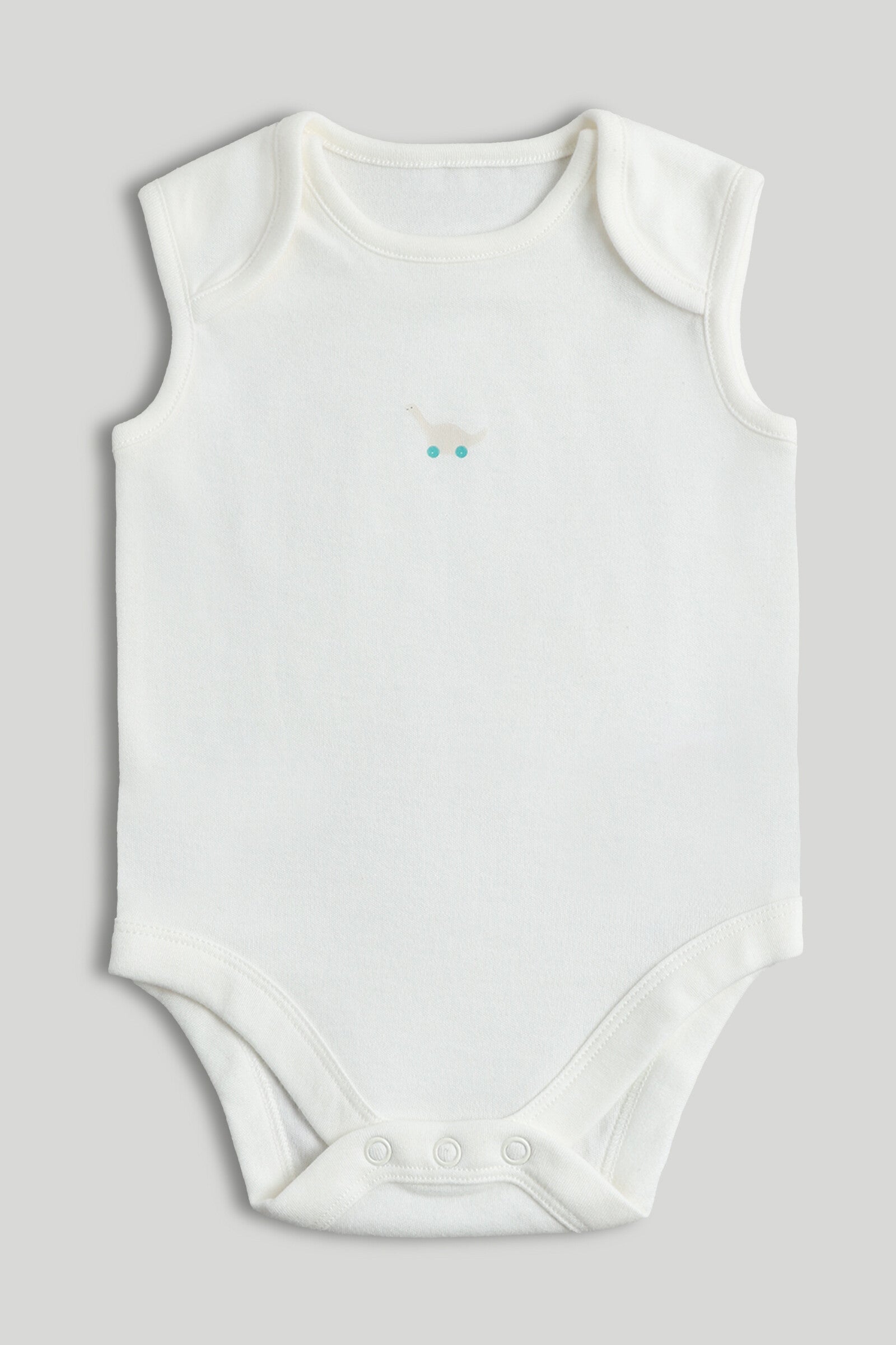 5 Pack Dinosaur Sleeveless Bodysuits