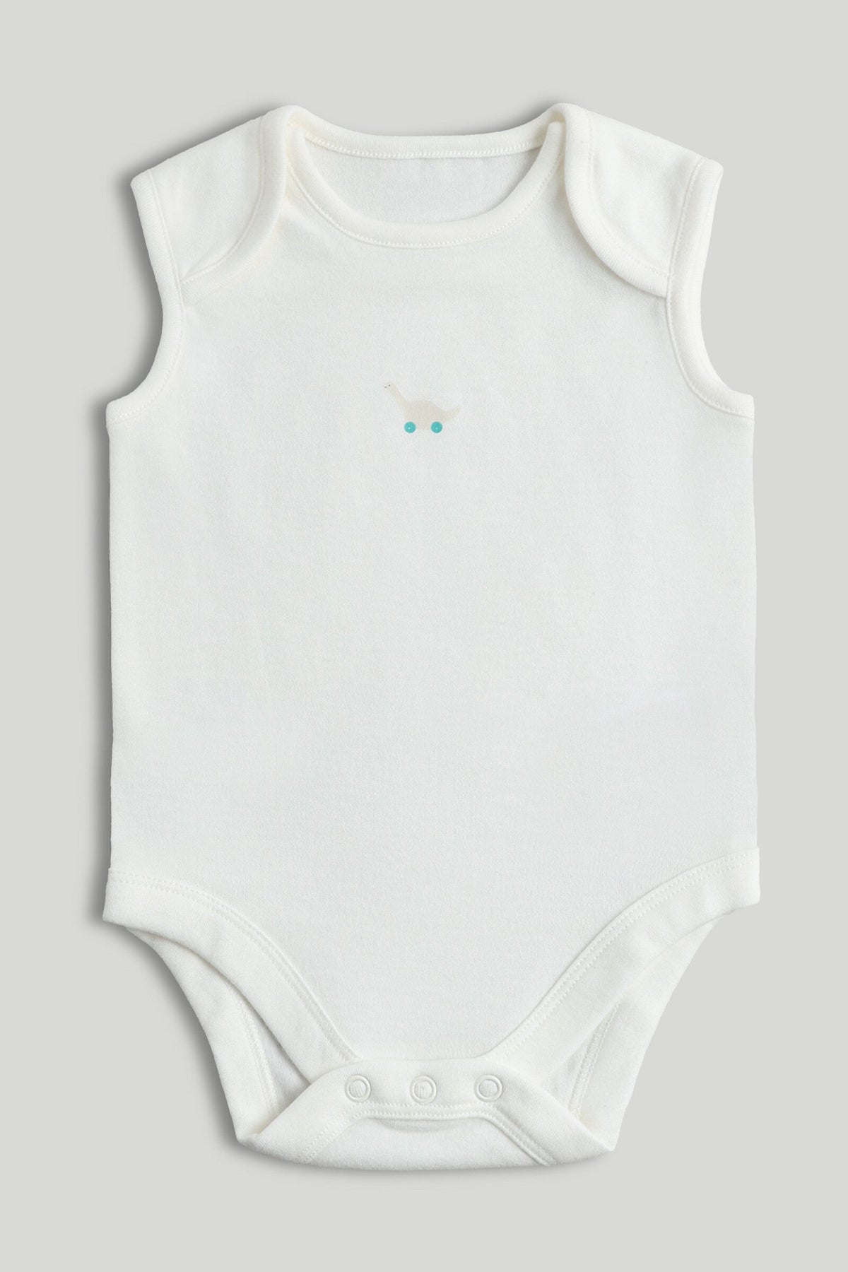 5 Pack Dinosaur Sleeveless Bodysuits
